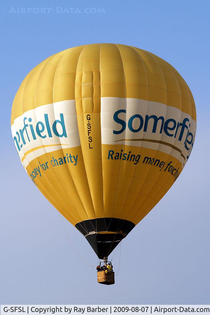 G-SFSL, 2002 Cameron Balloons Z-105 C/N 10308, Named 