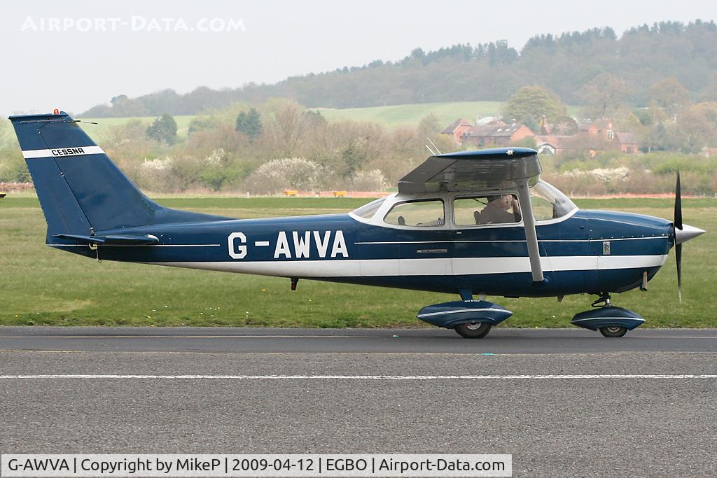 G-AWVA, 1968 Reims F172H Skyhawk C/N 0597, Visitor from Barton.