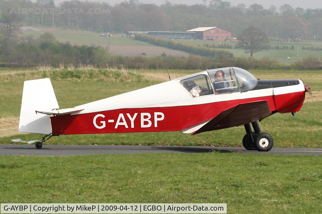 G-AYBP, 1964 Jodel D-112 C/N 1131, Pictured at the Easter Open Day & Fly-In.