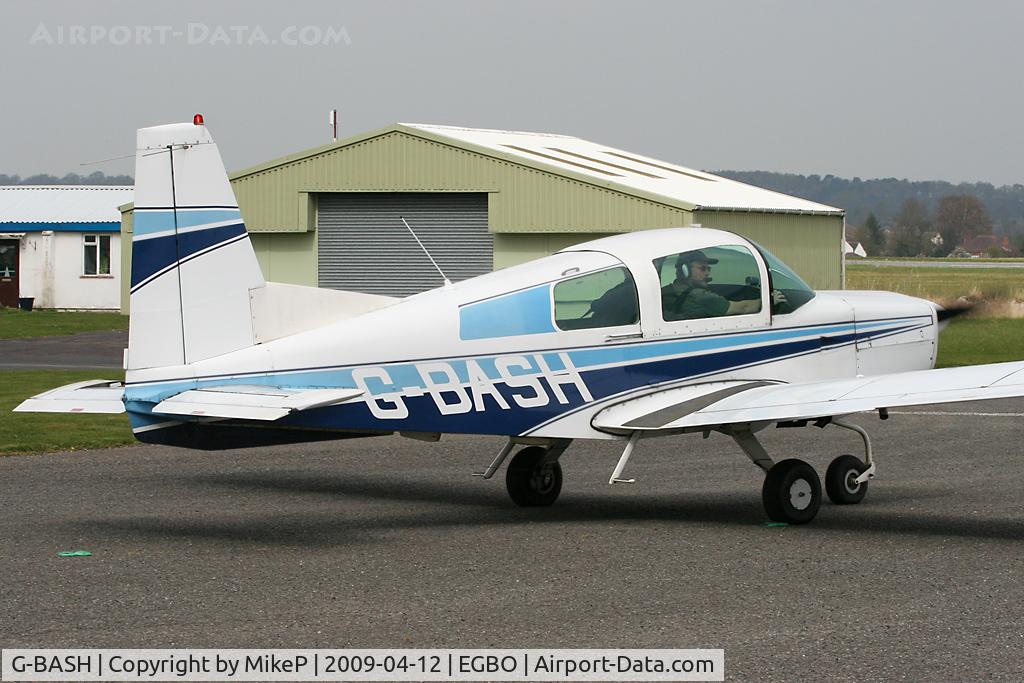 G-BASH, 1973 Grumman American AA-5 Traveler C/N AA5-0319, Visitor from Popham.