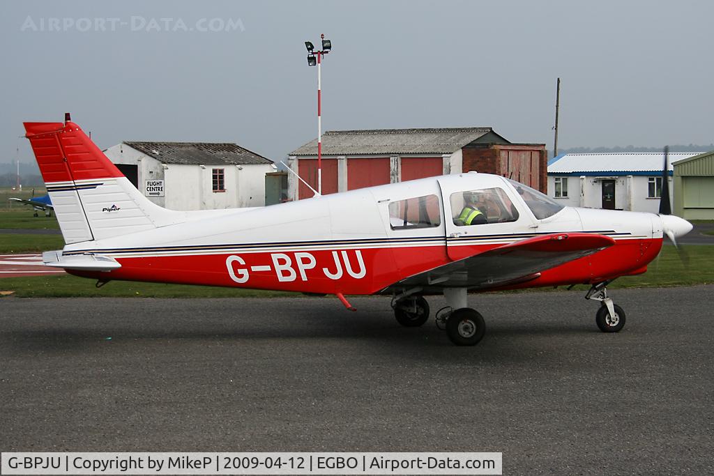 G-BPJU, 1988 Piper PA-28-161 Cadet C/N 2841032, Pictured during the Easter Open Day & Fly-In.