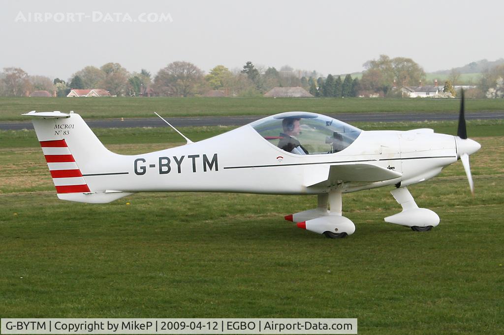 G-BYTM, 2000 Dyn'Aero MCR-01 UL C/N PFA 301-13440, Pictured during the Easter Open Day & Fly-In.