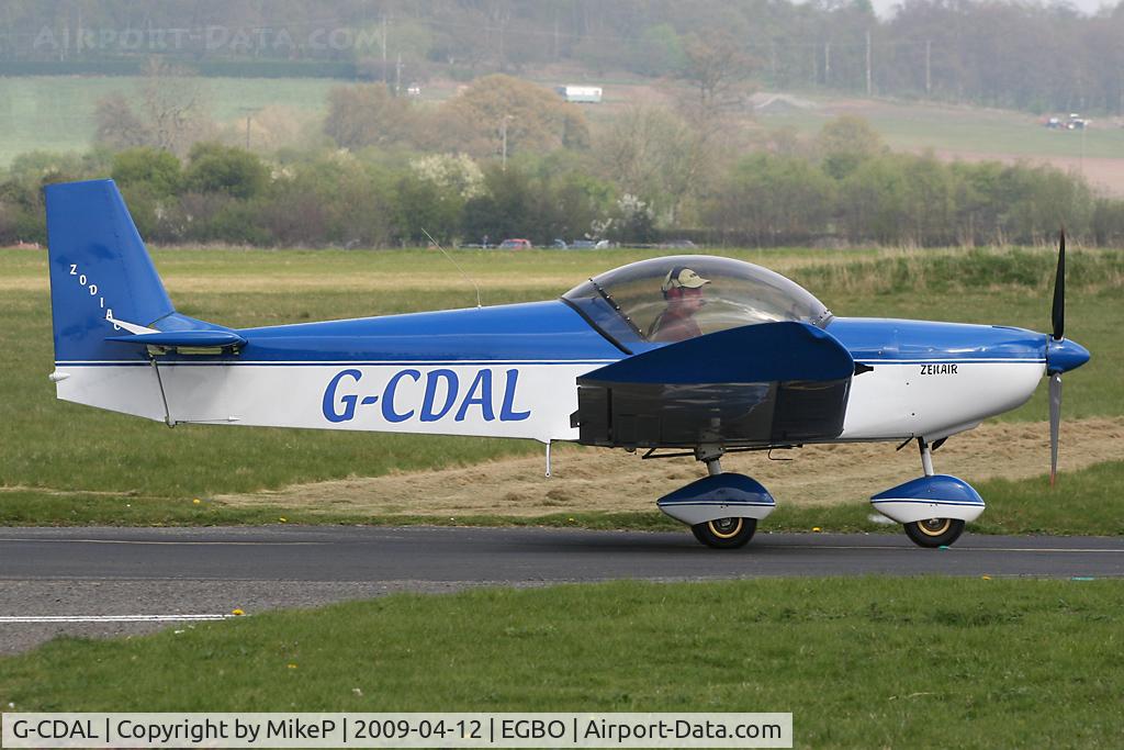 G-CDAL, 2004 Zenair CH-601UL Zodiac C/N PFA 162A-14195, Pictured during the Easter Open Day & Fly-In.