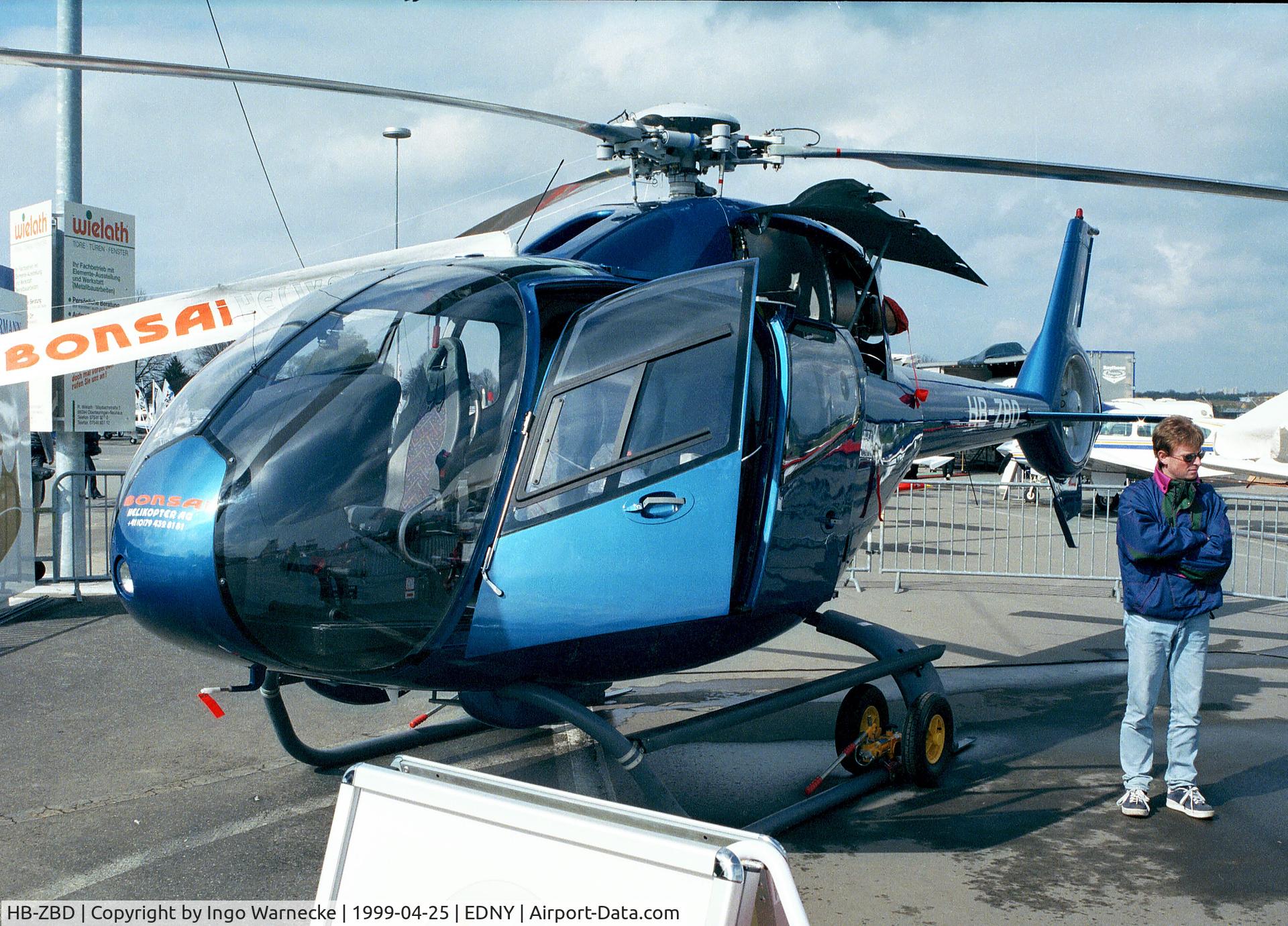 HB-ZBD, 1998 Eurocopter EC-120B Colibri C/N 1009, Eurocopter EC120B Colibri at the Aero 1999, Friedrichshafen