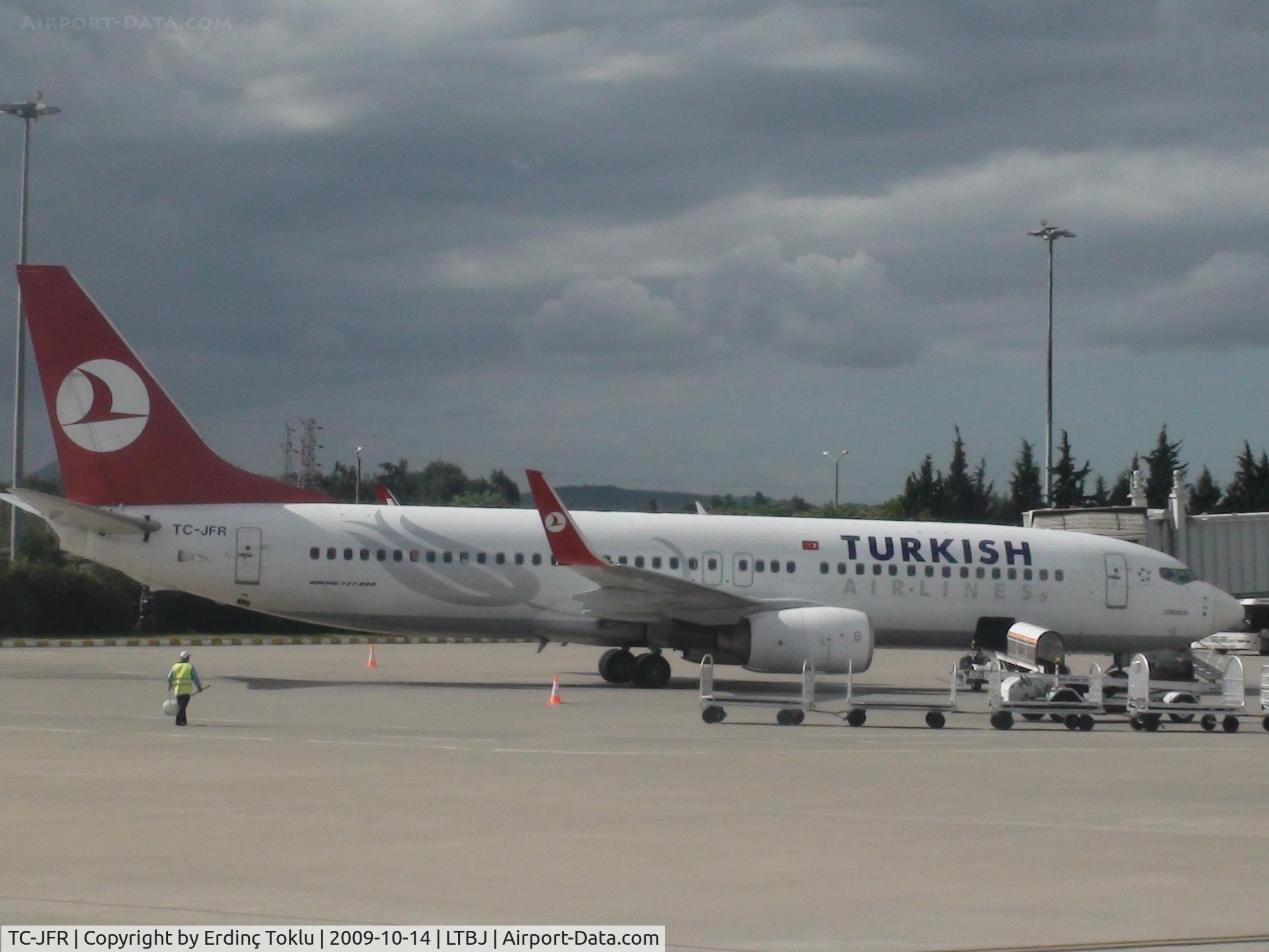 TC-JFR, 1999 Boeing 737-8F2 C/N 29779, Seen at Izmir Adnan Menderes