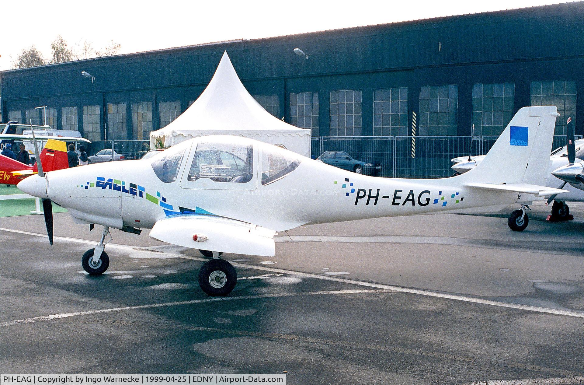 PH-EAG, Euro-Enaer EE10 C/N 04, Euro-ENAER EE.10 Eaglet at the Aero 1999, Friedrichshafen