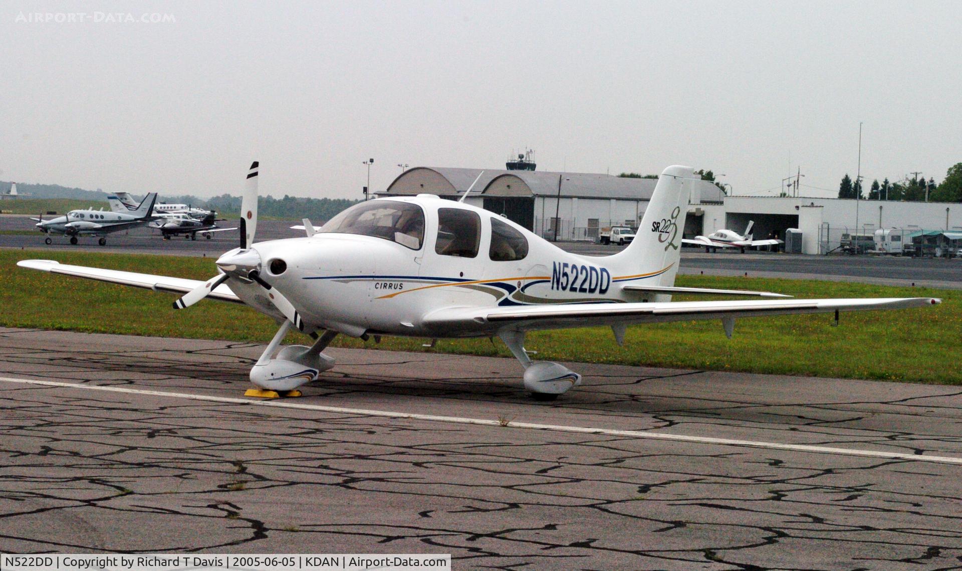 N522DD, 2005 Cirrus SR22 C/N 1322, 2005 Cirrus SR 22 in Danville Va.