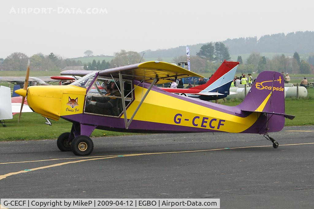 G-CECF, 2006 Just Aircraft Escapade Jabiru (3) C/N BMAA/HB/496, Pictured during the Easter Open Day & Fly-In.