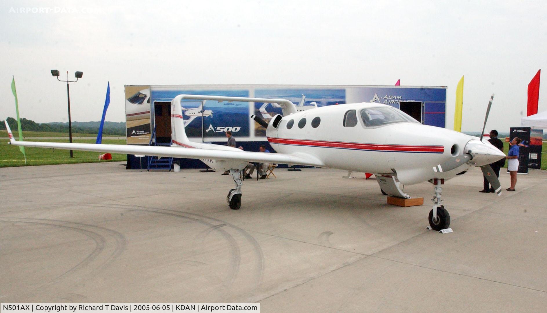 N501AX, 2003 Adam Aircraft A500 C/N 0002, 2003 Adam A500 in Danville Va.