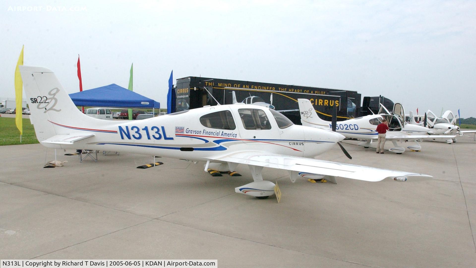 N313L, 2004 Cirrus SR22 C/N 0840, 2004 Cirrus SR 22 in Danville Va.