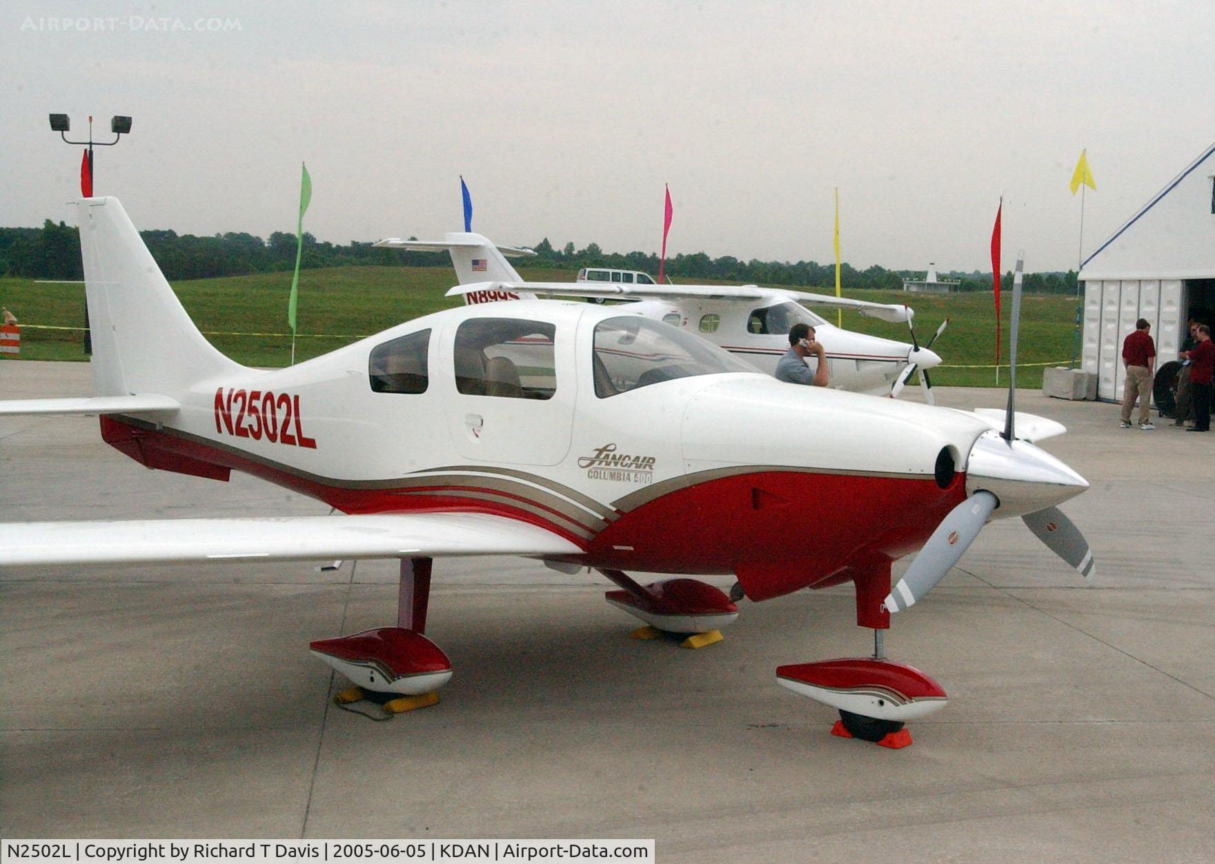 N2502L, 2005 Lancair LC41-550FG C/N 41068, 2005 Lancair LC41-550FG in Danville Va.