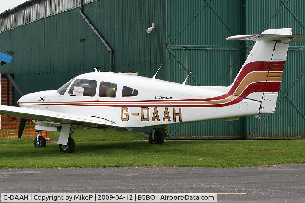 G-DAAH, 1979 Piper PA-28RT-201T Turbo Arrow IV C/N 28R-7931104, Pictured during the Easter Open Day & Fly-In.