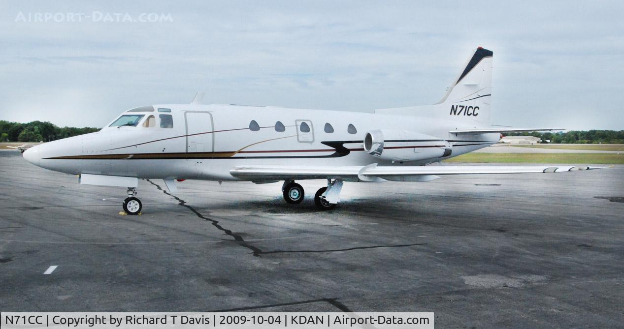 N71CC, 1973 North American NA-265-60 Sabreliner C/N 306-71, 1973 North American NA 265-60 in Danville Va.