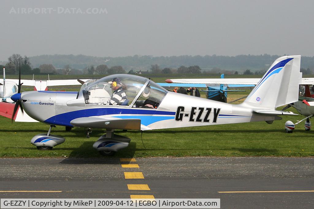 G-EZZY, 2007 Aerotechnik EV-97 Eurostar C/N PFA 315-14533, Pictured at the Easter Open Day & Fly-In.