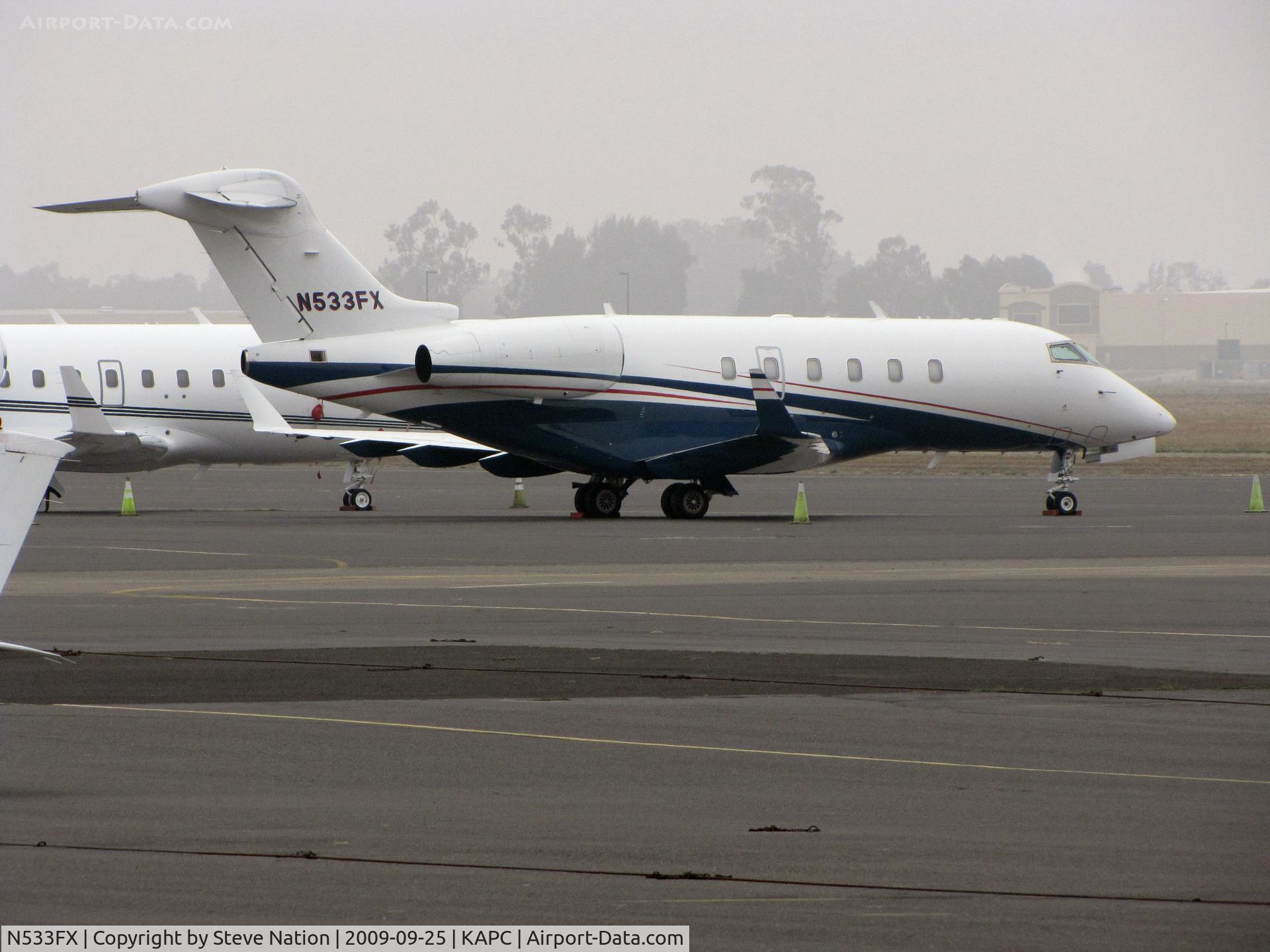 N533FX, 2007 Bombardier Challenger 300 (BD-100-1A10) C/N 20160, FlexJet 2007 Bombardier BD-100-1A10 visiting wine country - foggy morning