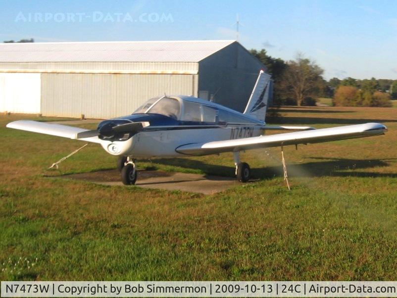N7473W, 1963 Piper PA-28-180 C/N 28-1378, On the ramp at Lowell, MI