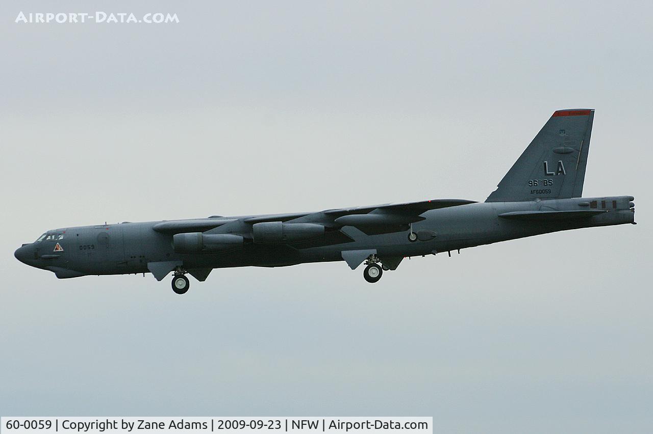 60-0059, 1960 Boeing B-52H Stratofortress C/N 464424, USAF B-52 at Navy Fort Worth / Carswell Field