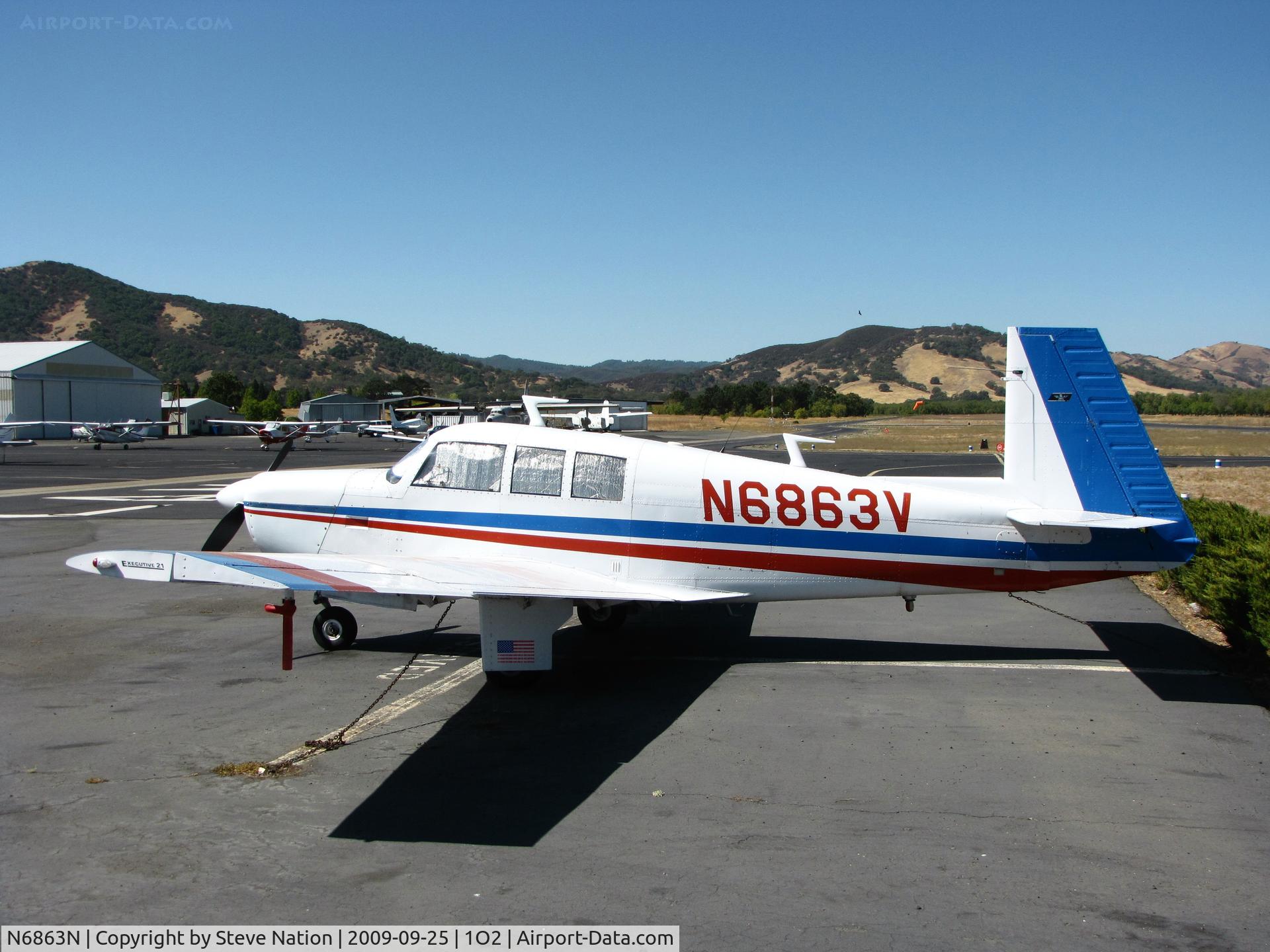 N6863N, Mooney M20C Ranger C/N 680143, Mooney M20C without cockpit covered