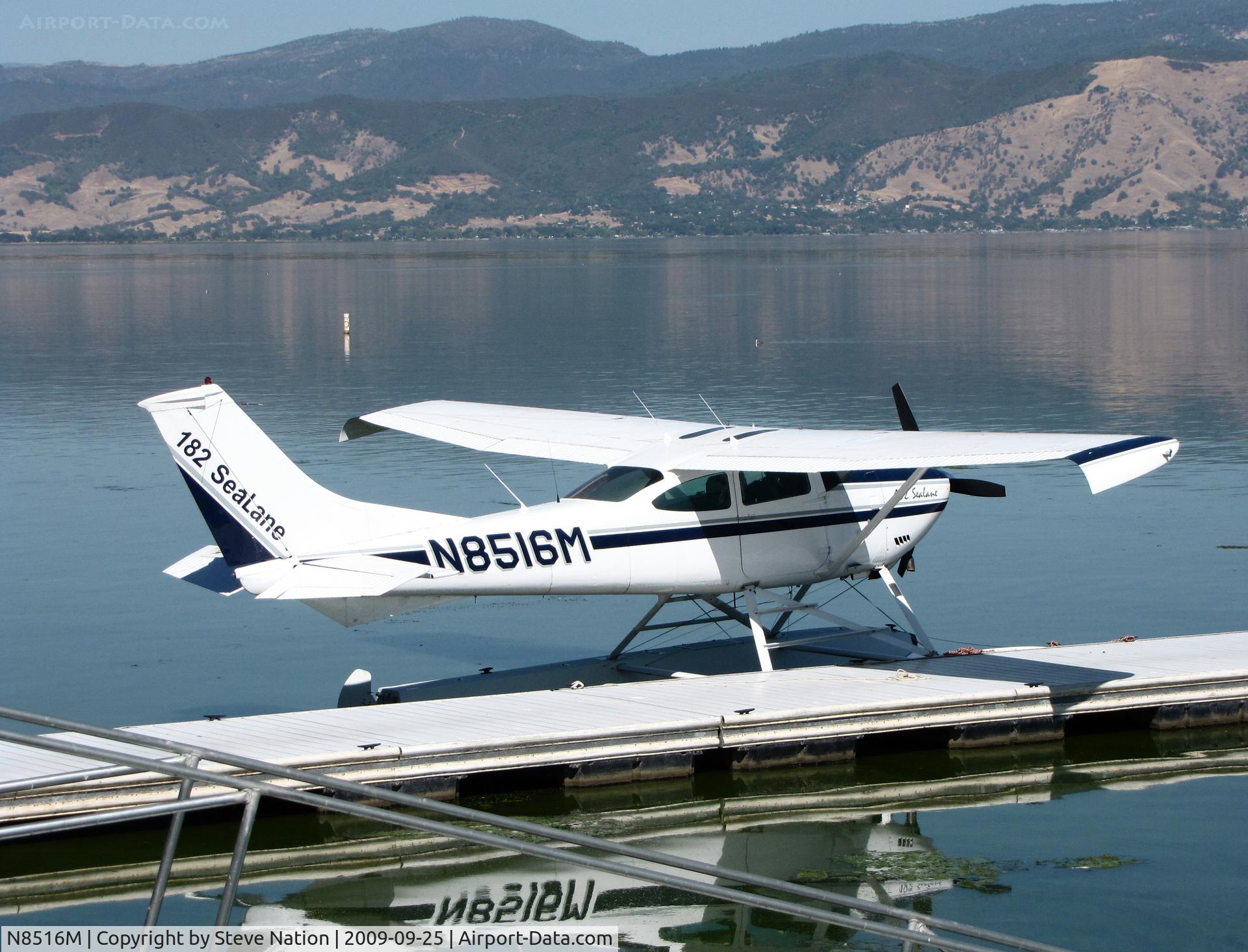 N8516M, 1970 Cessna 182N Skylane C/N 18260446, Float-equipped 1970 Cessna 182N '182 Sealane' @ Lakeport, CA boat docks (Clear Lake Splash-In)