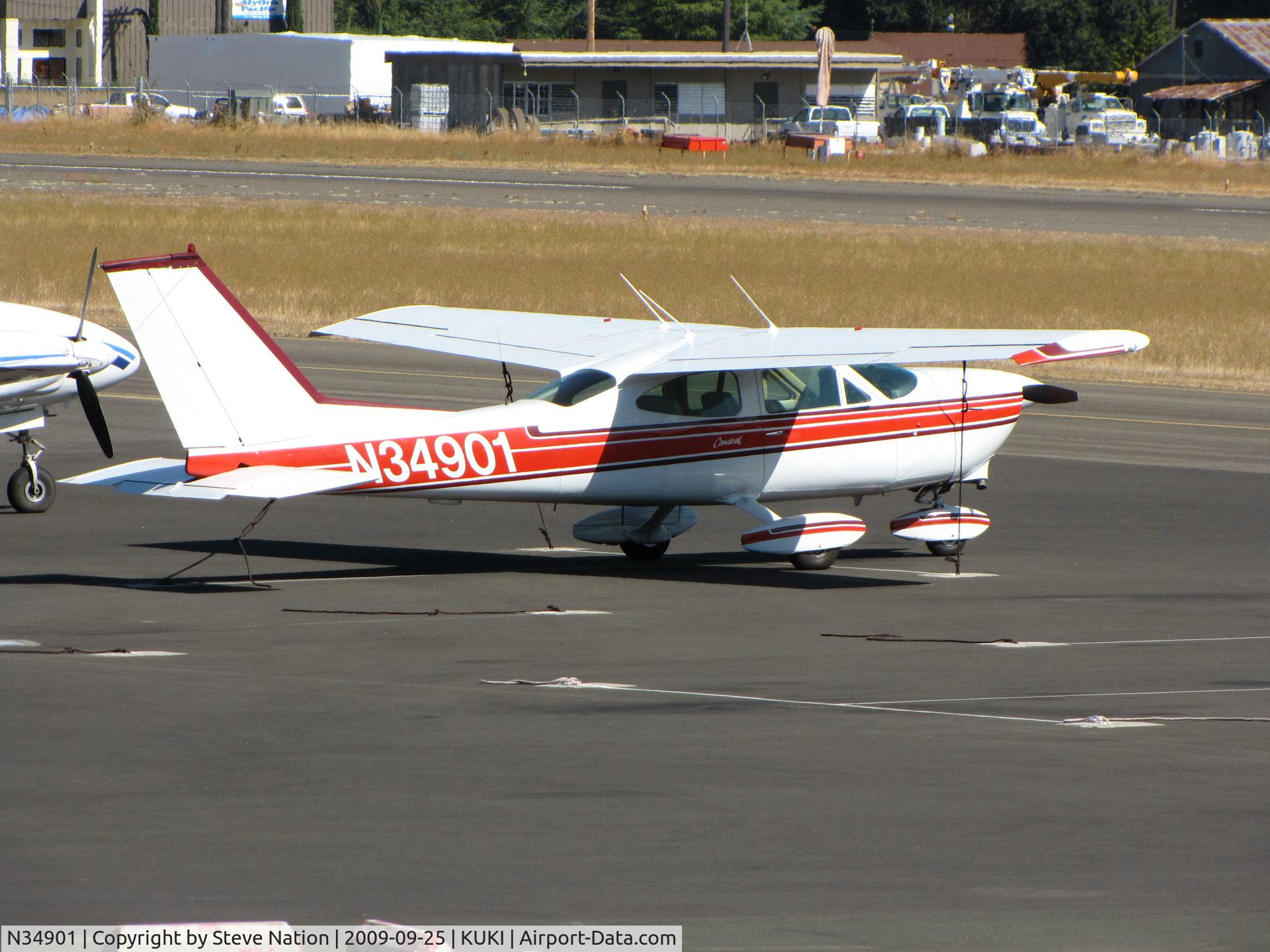 N34901, 1974 Cessna 177B Cardinal C/N 17702075, 1974 Cessna 177B visiting @ KUKI
