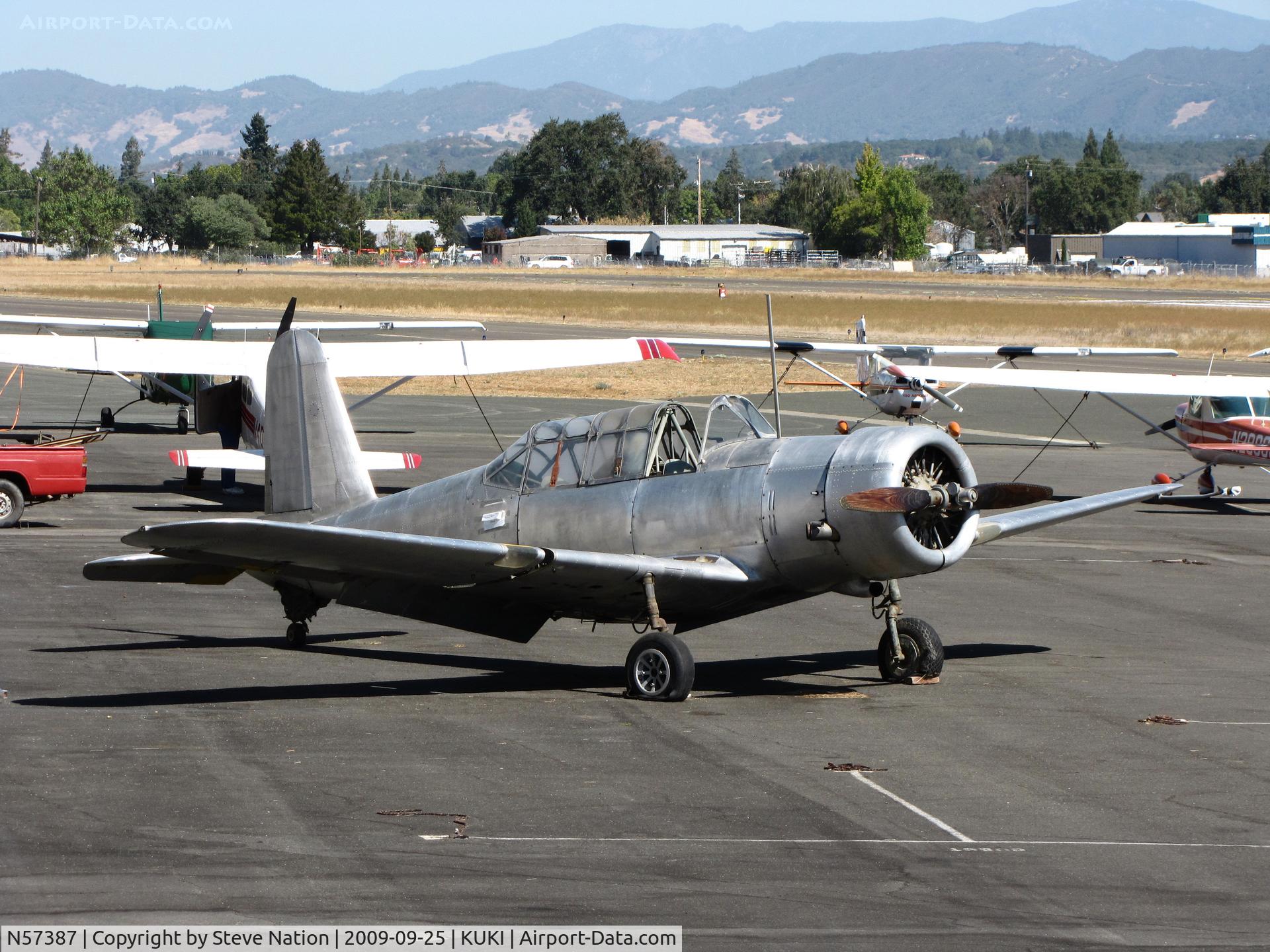 N57387, 1942 Consolidated Vultee BT-13A C/N 3075, 1942 Consolidated Vultee BT-13A undergoing restoration - no registration visible