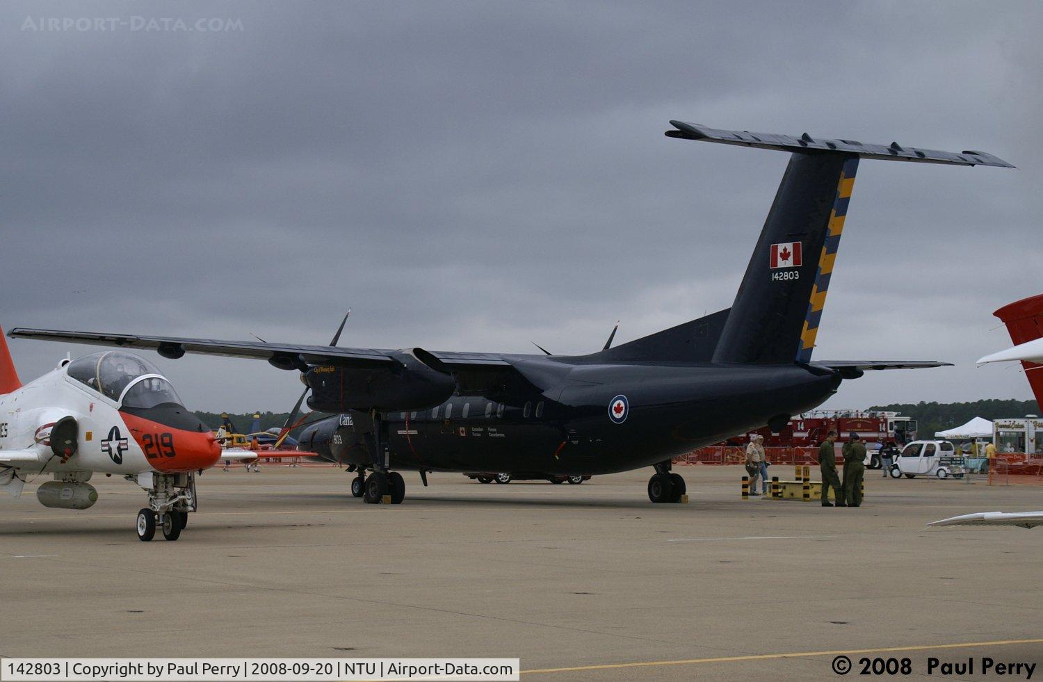 142803, 1987 De Havilland Canada CT-142 Dash 8 C/N 071, Trainer from the 402 Squadron, visiting the States