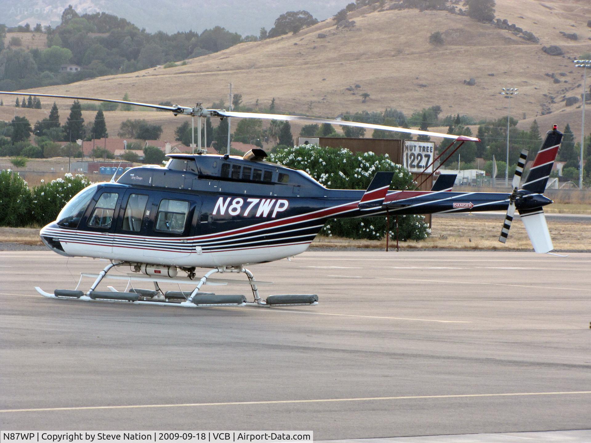 N87WP, 1992 Bell 206L-4 LongRanger IV LongRanger C/N 52011, 1992 Bell 206-L4 visiting Nut Tree Airport
