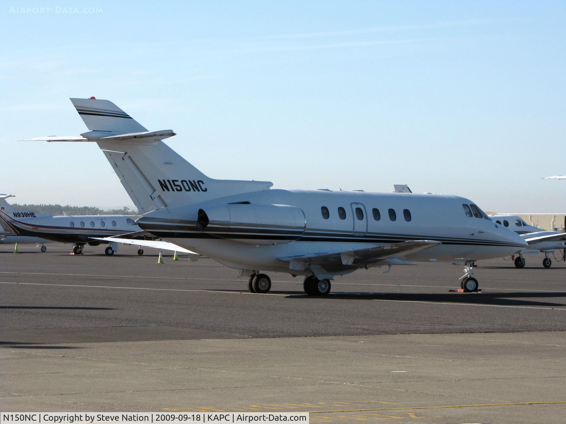 N150NC, 1996 Raytheon Hawker 800XP C/N 258293, former Circuit City Stores 1996 Raytheon Corporate Jets Inc HAWKER 800XP visiting wine country