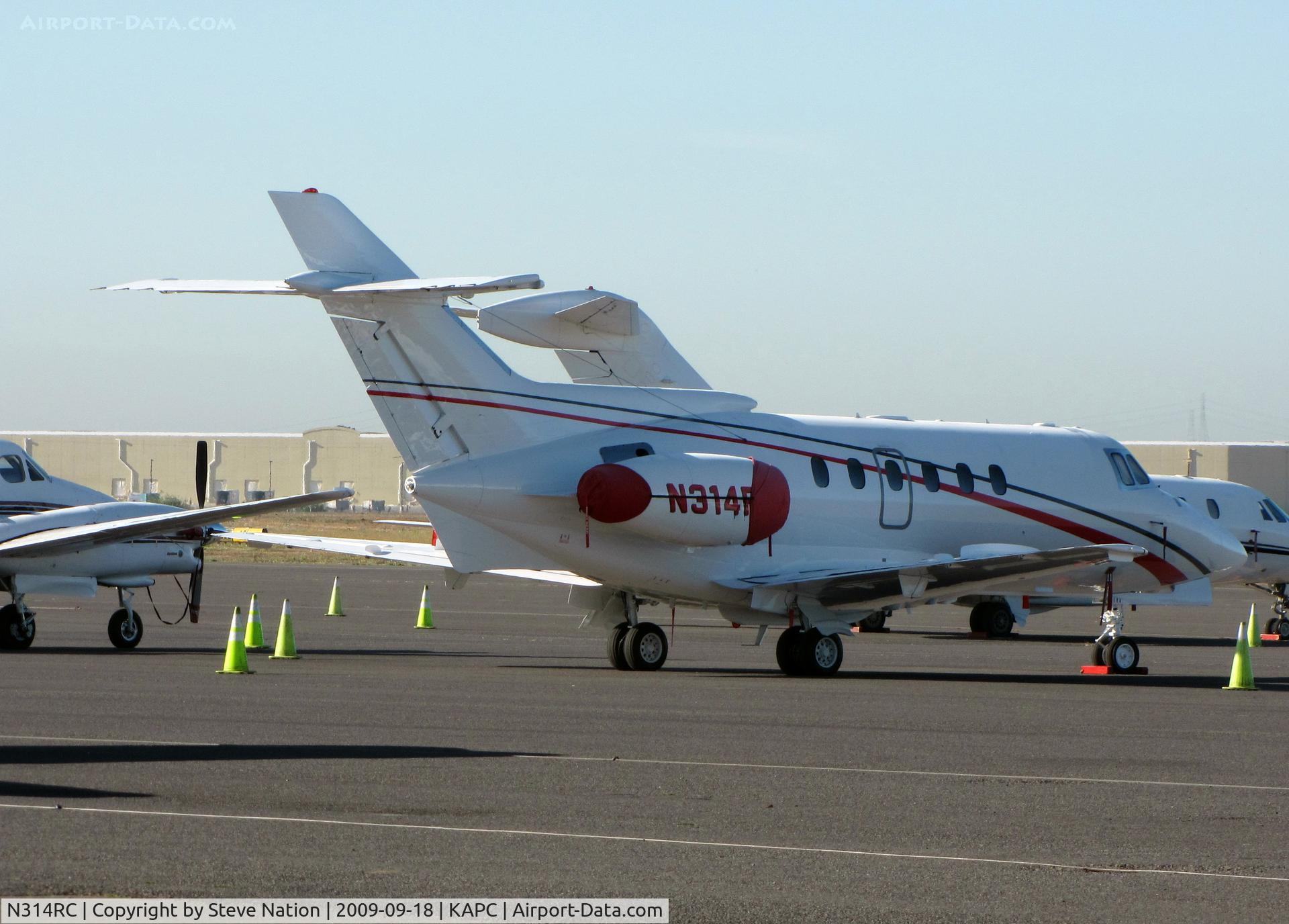 N314RC, 1981 British Aerospace HS.125-700A C/N NA0308, 1981 British Aerospace HS 125-700A visiting wine country