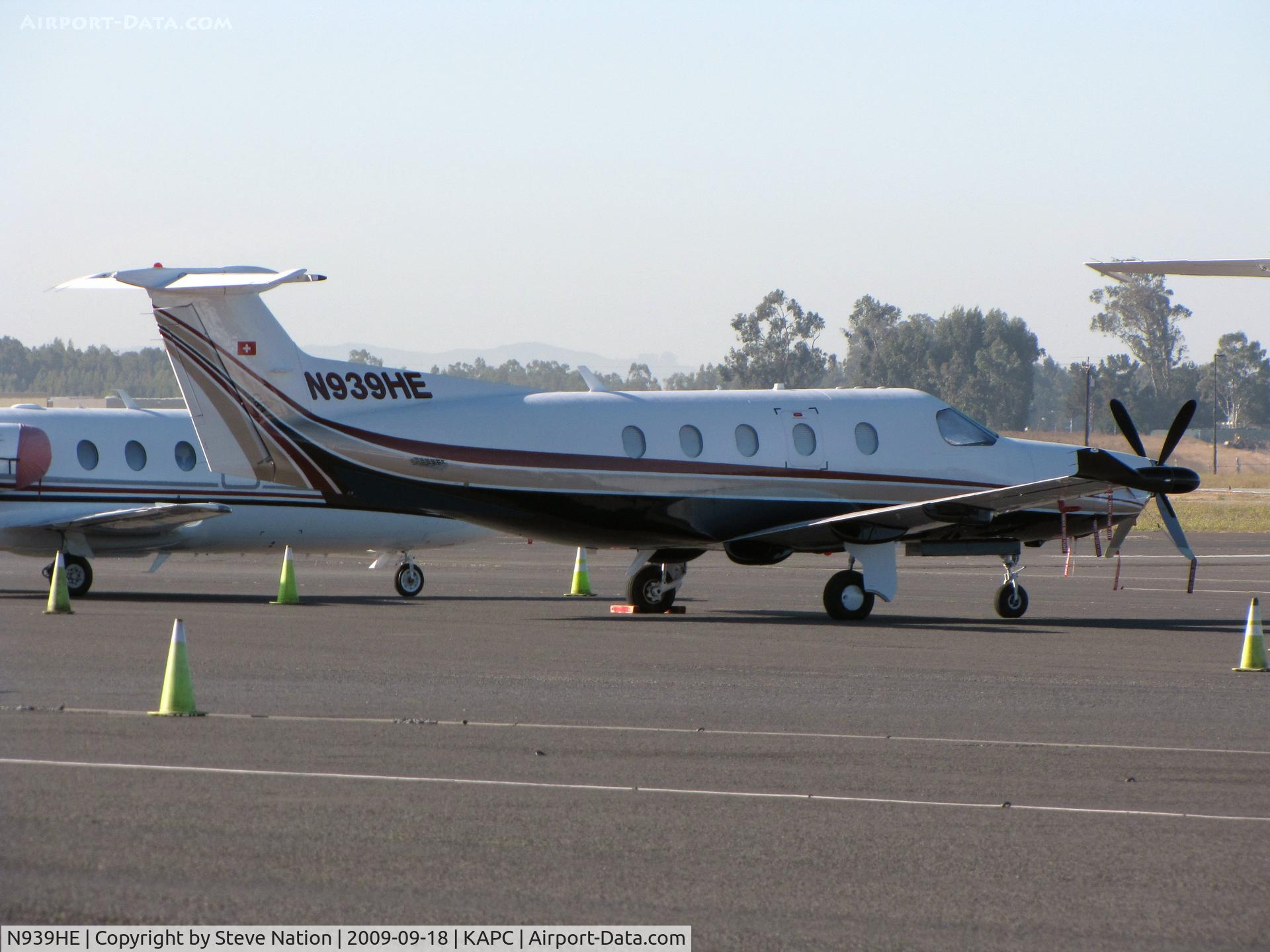 N939HE, 2008 Pilatus PC-12/47E C/N 1005, New Hampshire-based Air Menadnock 2008 Pilatus Aircraft Ltd PC-12/47E visiting wine country