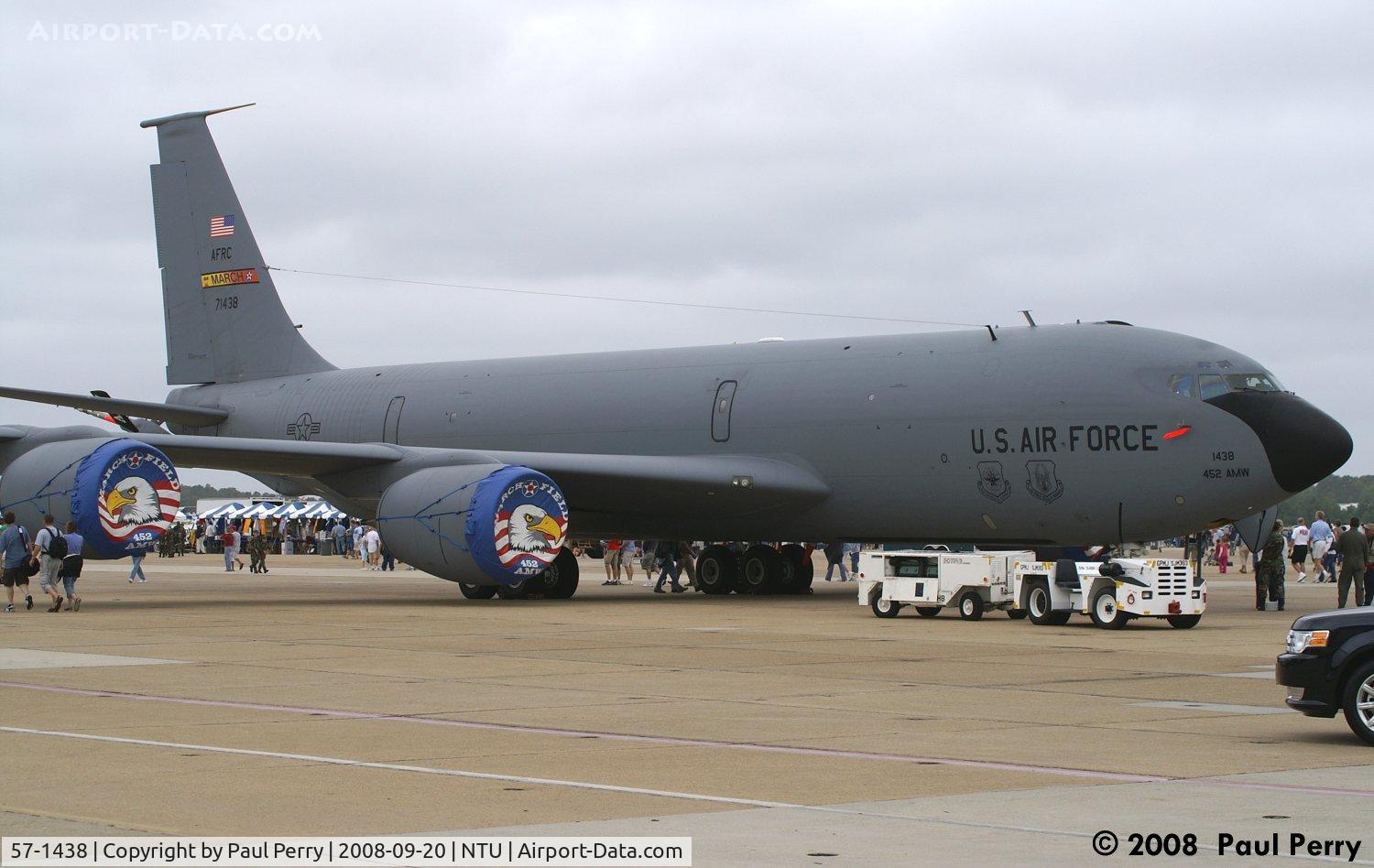 57-1438, 1958 Boeing KC-135R Stratotanker C/N 17509, Still a big part of a static display.