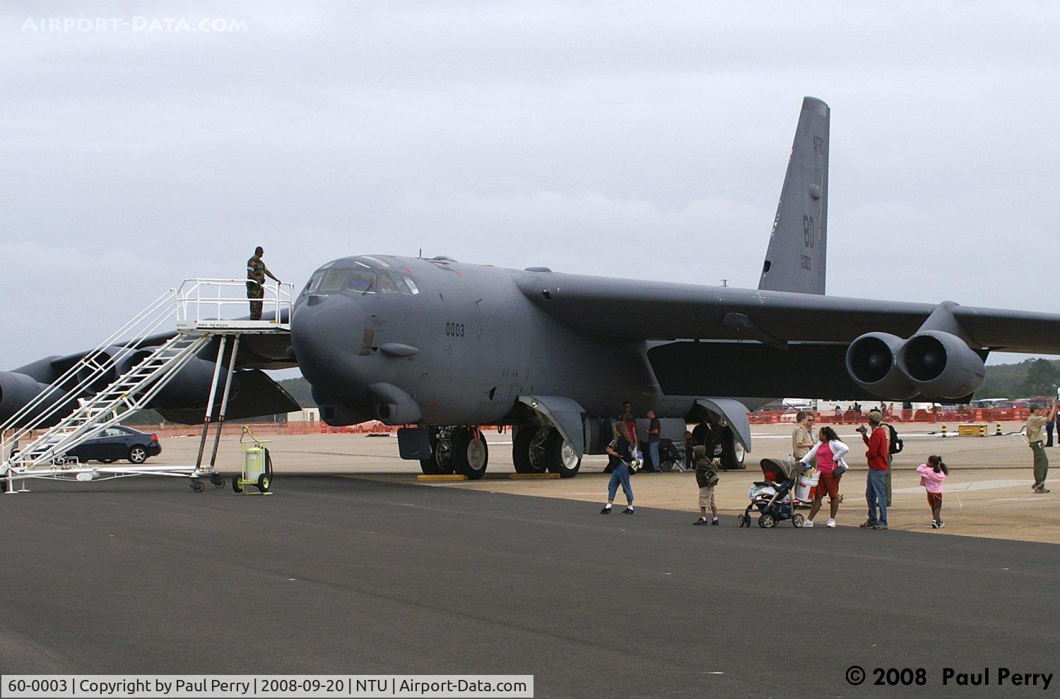 60-0003, 1960 Boeing B-52H Stratofortress C/N 464368, The BUFF...she demands attention