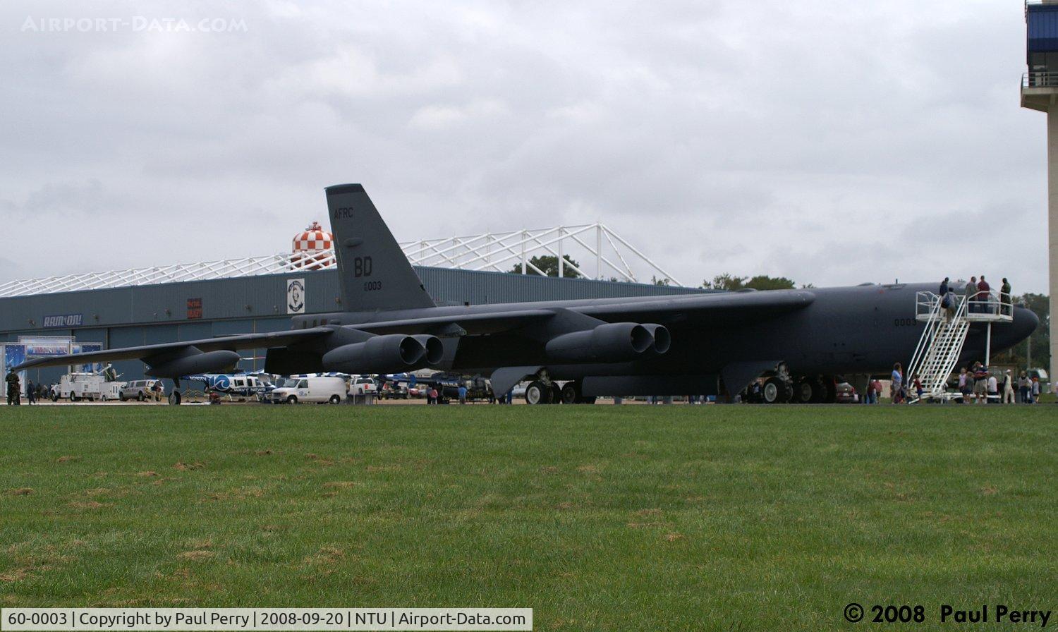 60-0003, 1960 Boeing B-52H Stratofortress C/N 464368, Man, she's big.  And pretty