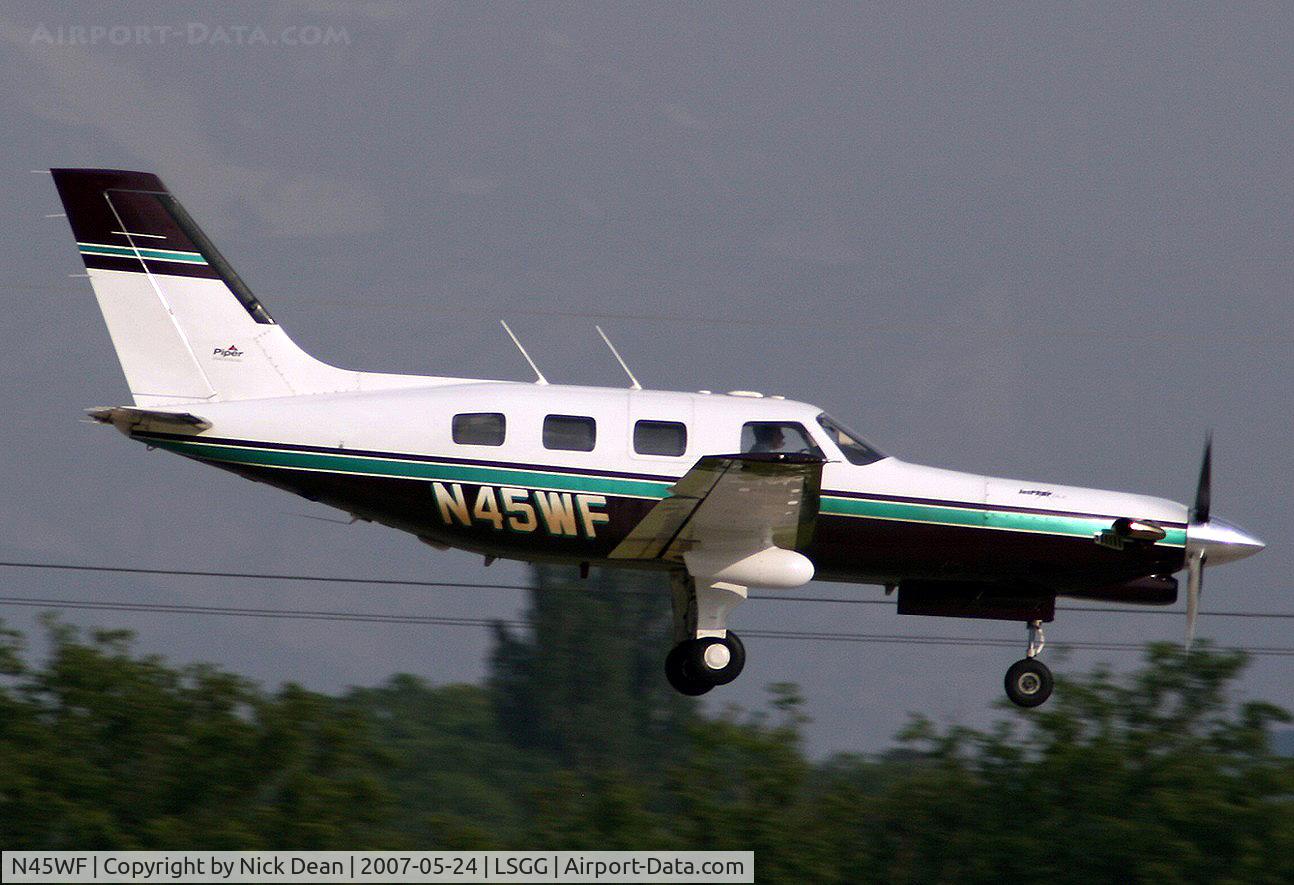 N45WF, 1999 Piper PA-46-350P Malibu Mirage C/N 4636214, LSGG