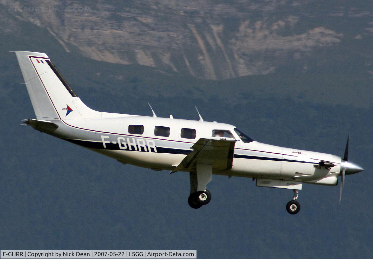 F-GHRR, 1986 Piper PA-46-310P Malibu C/N 46-8608058, LSGG