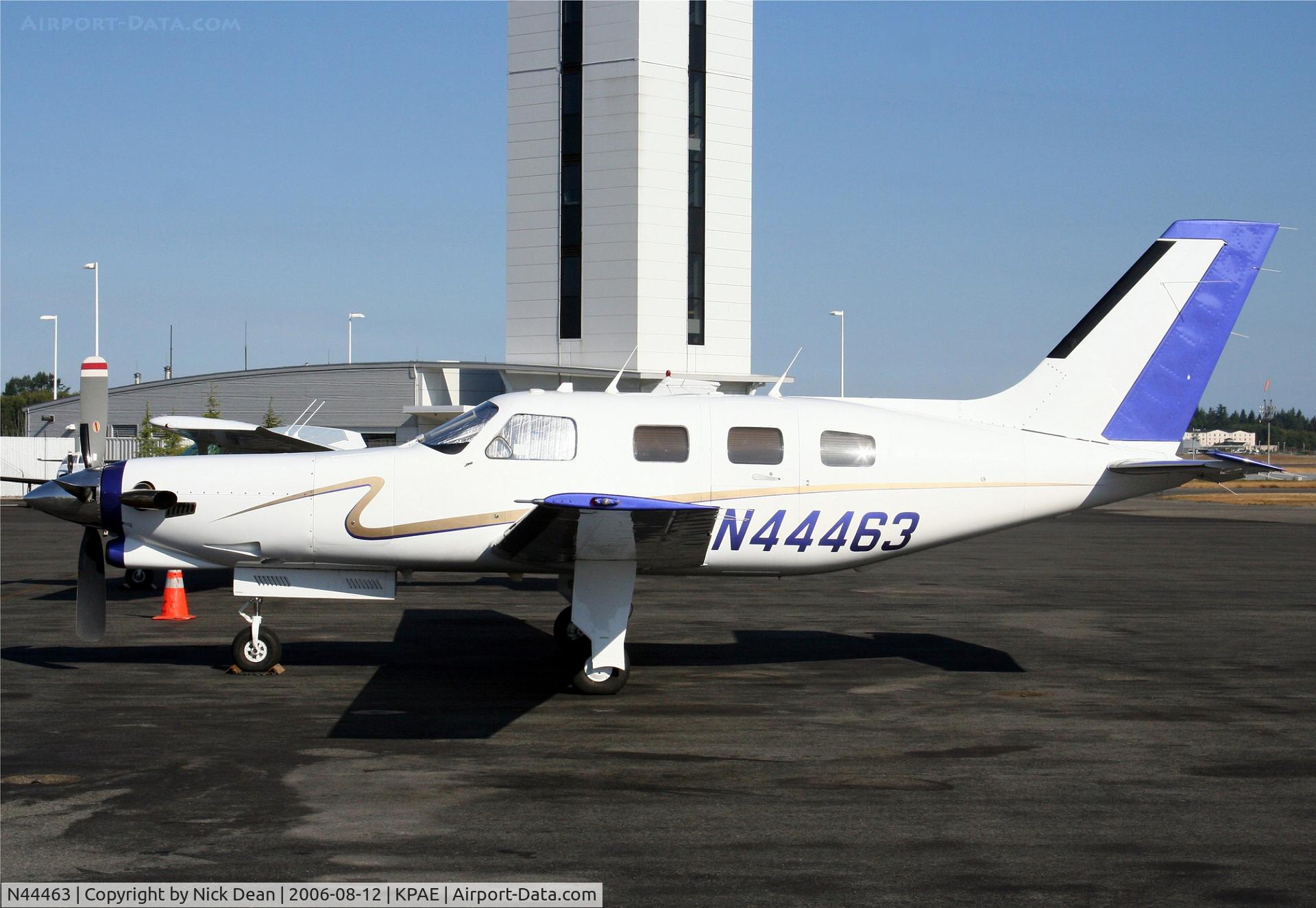 N44463, 1988 Piper PA-46-310P Malibu C/N 4608113, KPAE