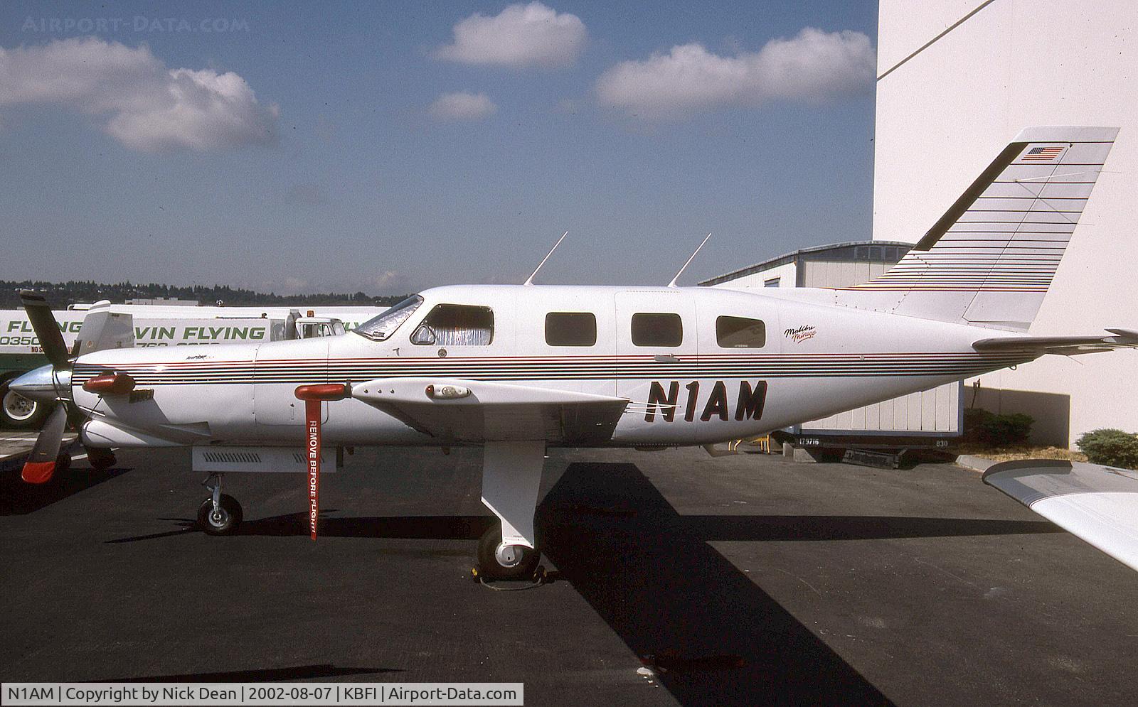 N1AM, 1989 Piper PA-46-350P Malibu Mirage C/N 4622061, KBFI