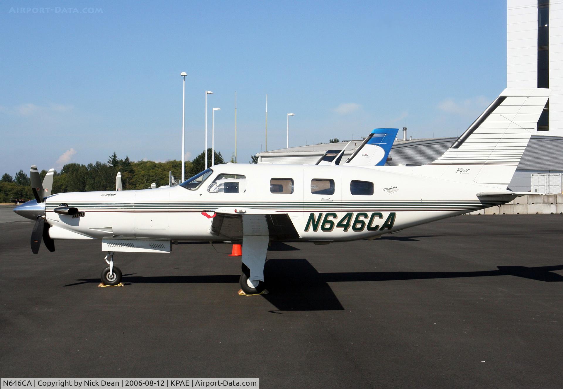 N646CA, 1995 Piper PA-46-350P Malibu Mirage C/N 4622196, KPAE