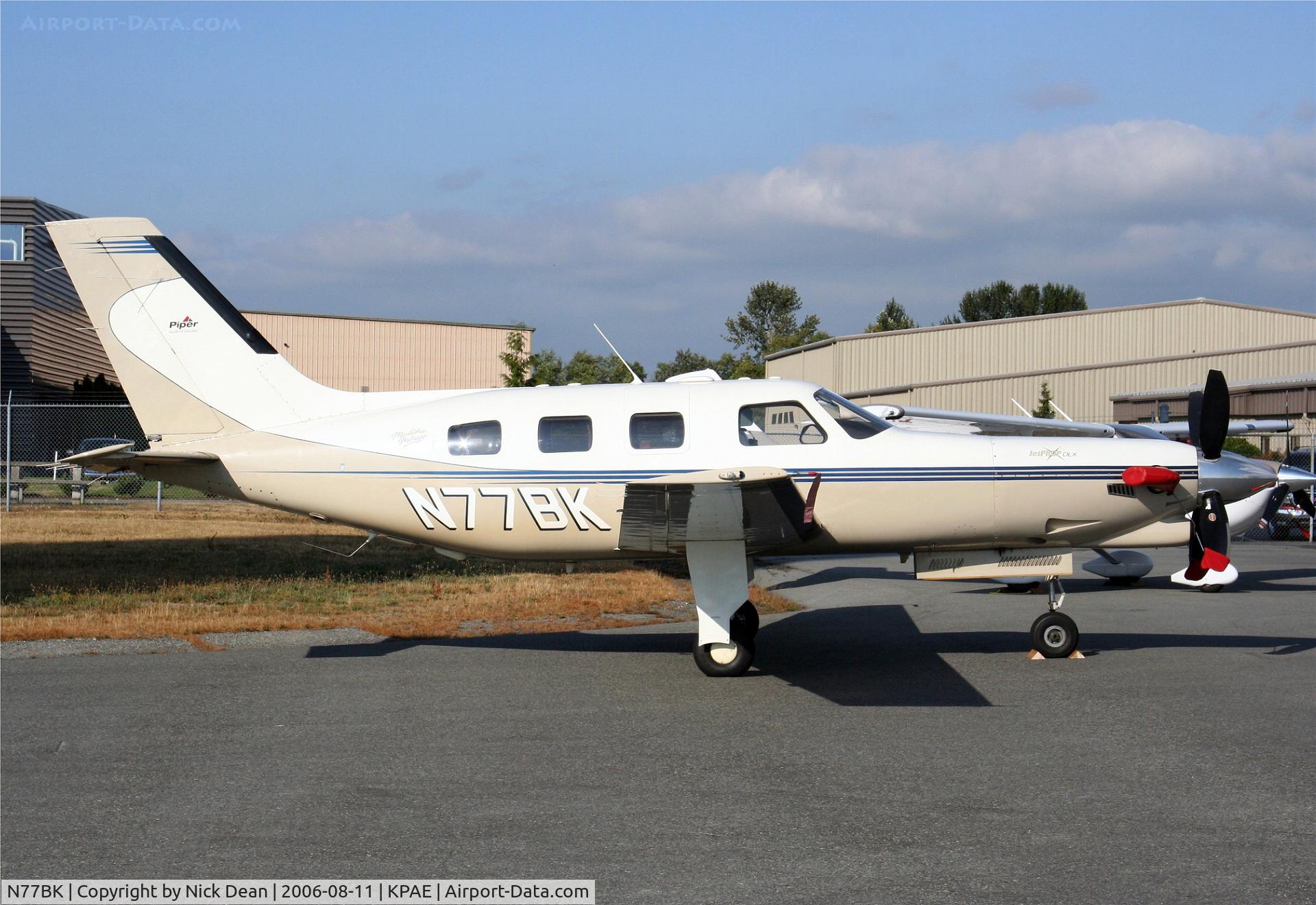 N77BK, 1998 Piper PA-46-350P Malibu Mirage C/N 4636165, KPAE