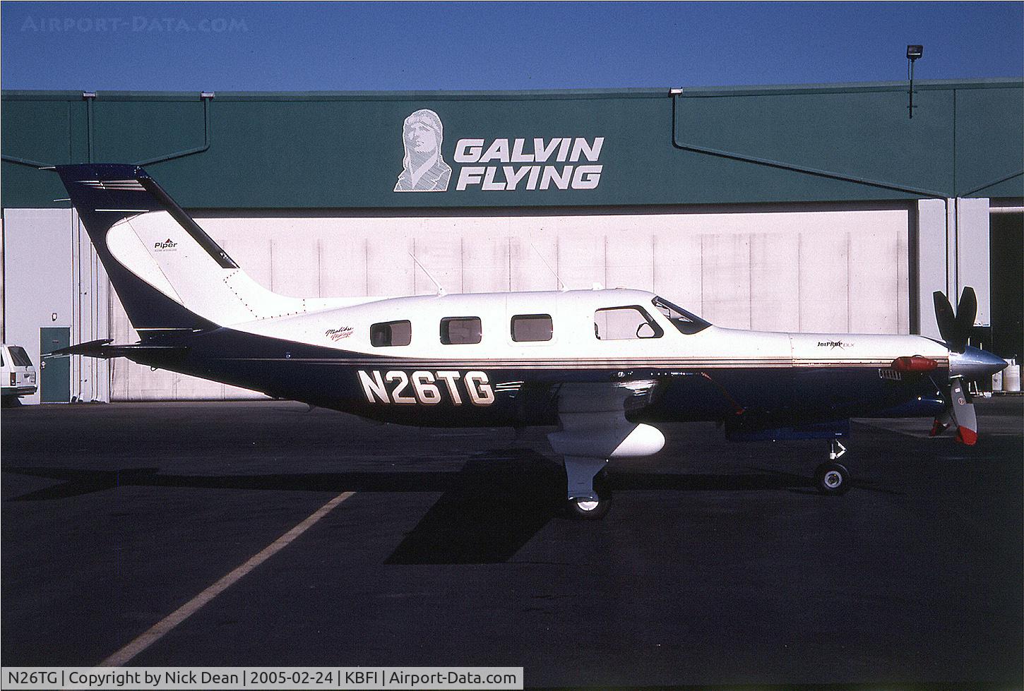 N26TG, 1999 Piper PA-46-350P Malibu Mirage C/N 4636193, KBFI