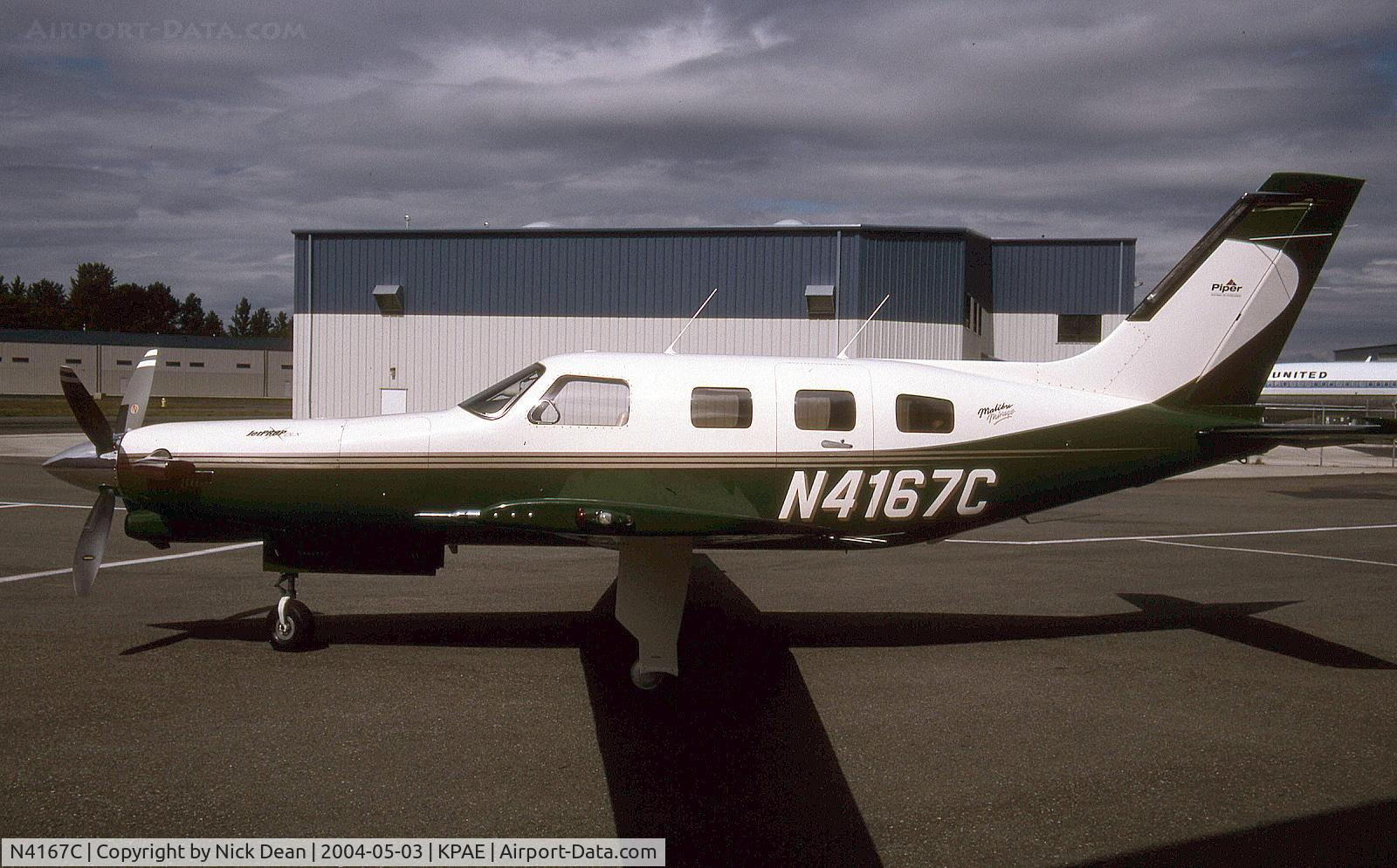 N4167C, 1999 Piper PA-46-350P Malibu Mirage C/N 4636201, KPAE