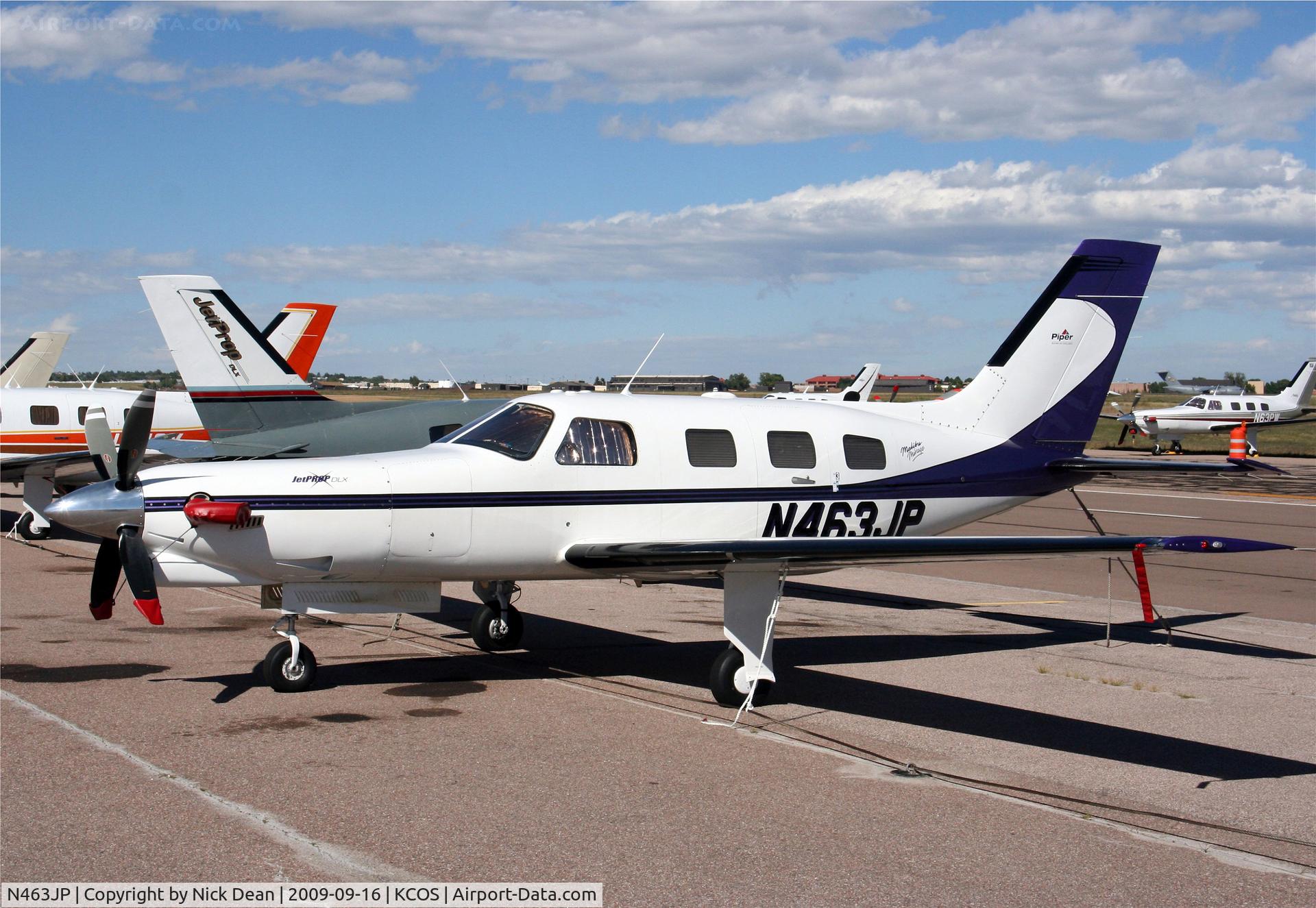 N463JP, 1999 Piper PA-46-350P Malibu Mirage C/N 4636216, KCOS