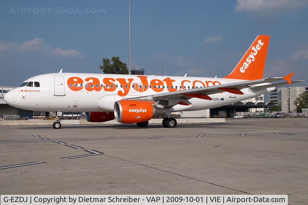 G-EZDJ, 2008 Airbus A319-111 C/N 3544, Easyjet Airbus 319