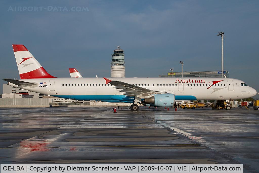 OE-LBA, 1995 Airbus A321-111 C/N 552, Austrian Airlines Airbus 321