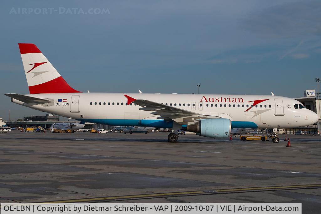 OE-LBN, 1997 Airbus A320-214 C/N 768, Austrian Airlines Airbus 320