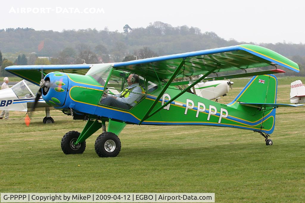 G-PPPP, 1991 Denney Kitfox Mk3 C/N PFA 172-11830, Taken during the 2009 Easter Open-Day.
