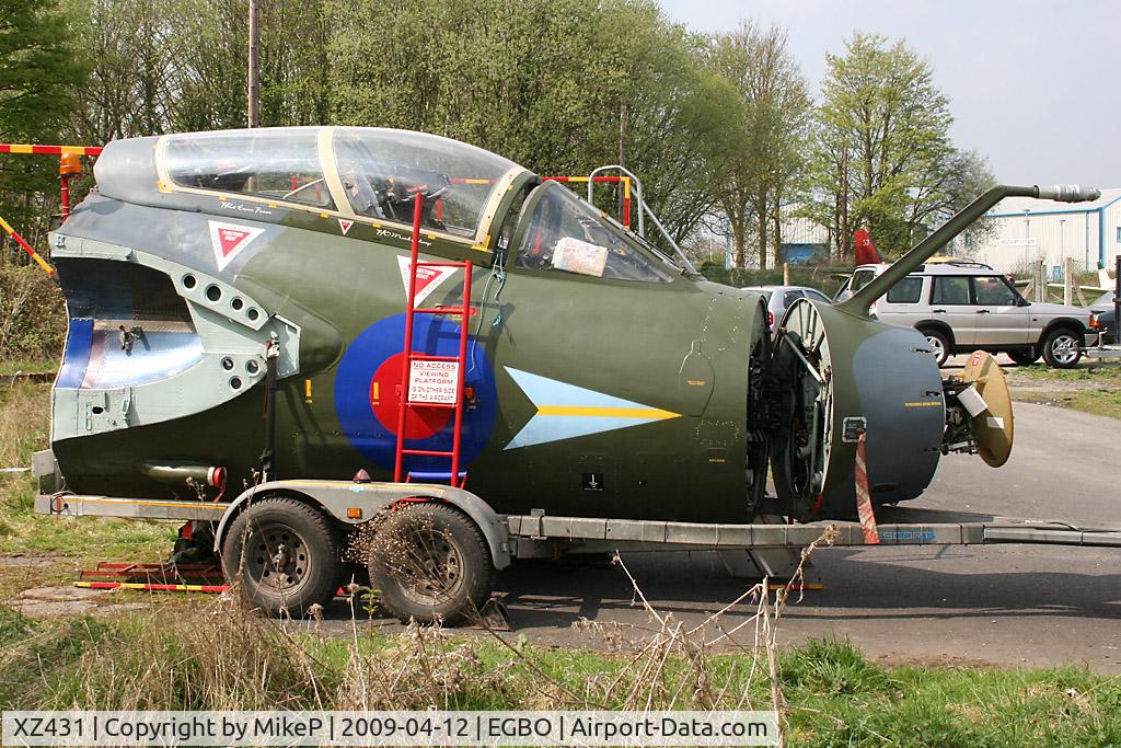 XZ431, 1977 Hawker Siddeley Buccaneer S.2B C/N B3-01-76, Travelling cockpit.