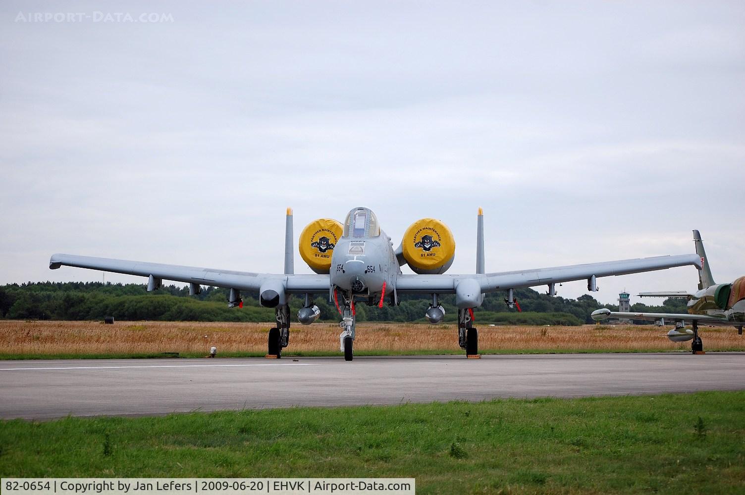 82-0654, 1982 Fairchild Republic A-10C Thunderbolt II C/N A10-0702, Fairchild A-10A Thunderbolt II