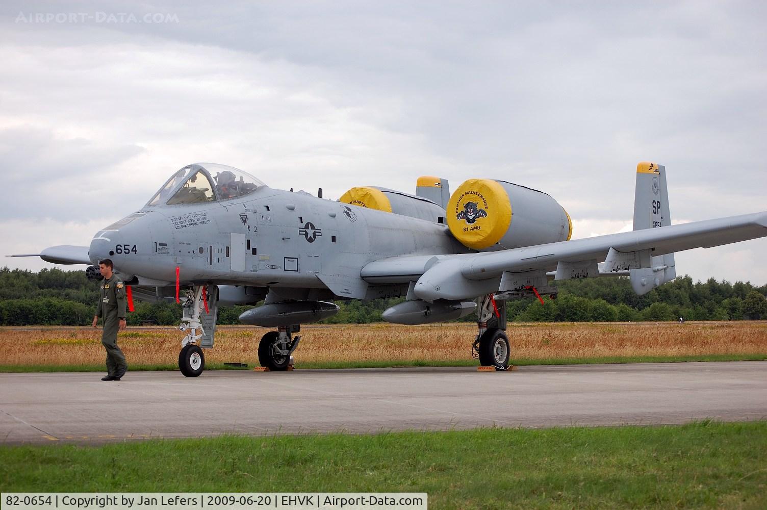 82-0654, 1982 Fairchild Republic A-10C Thunderbolt II C/N A10-0702, Fairchild A-10A Thunderbolt II
