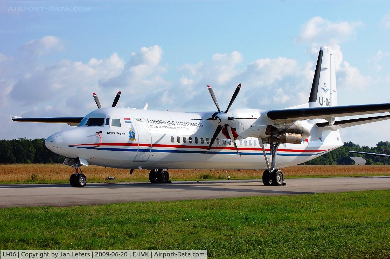 U-06, 1993 Fokker 50 C/N 20287, Royal Netherlands Air Force